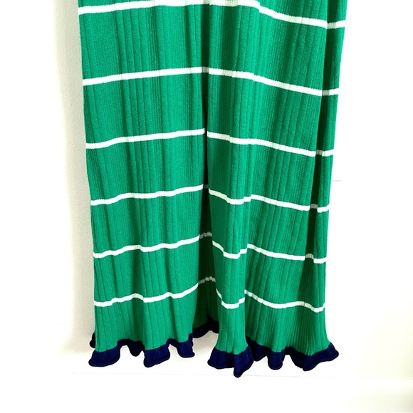 Anthropologie Daily Practice Sweater Midi Dress In Green Stripe Size S NWT - Picture 13 of 13
